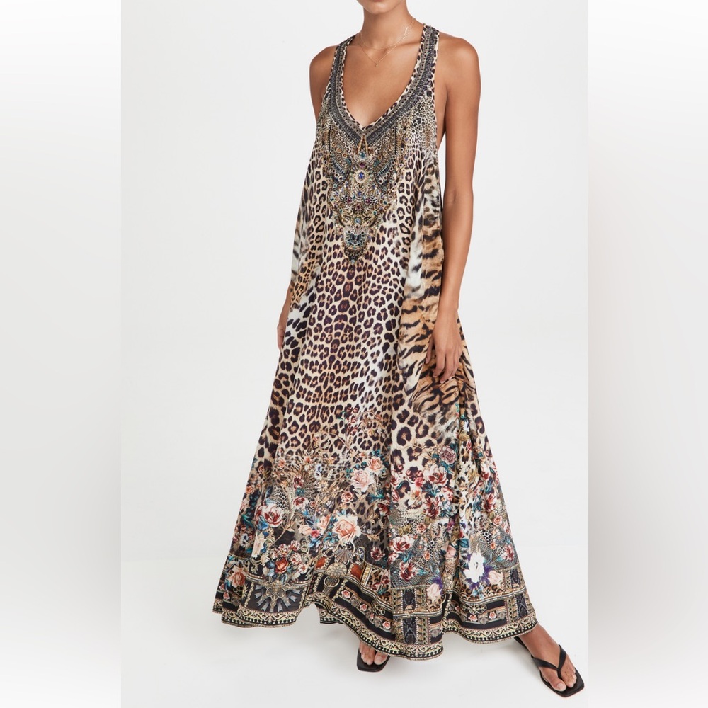 Leopard and Floral Camilla Dress